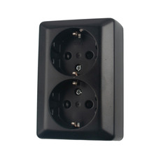 Stikkontakt dobbel påvegg